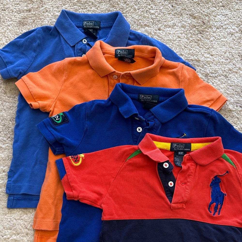 Polo by Ralph Lauren Kids' Polo Shirts (total 4)